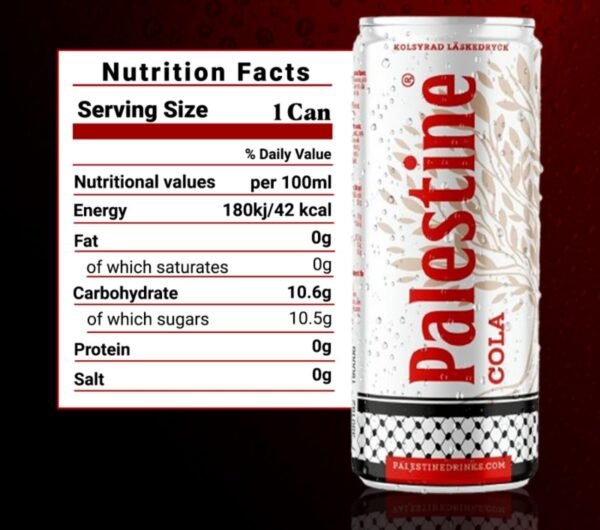 Palestine Cola - 330ml - Image 4